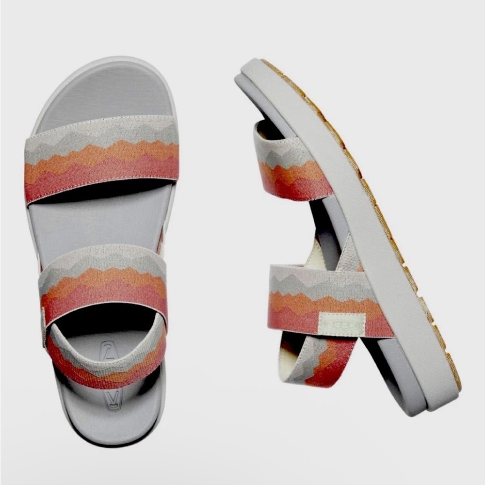 KEEN Elle Backstrap Sandals Women’s US Size 9.5 Color Brick Dust Vapor NIB NEW